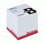 BLOC CUBE MOSAÏQUE BRUNEAU DOS ENCOLLÉ 90 X 90 MM - BLOC DE 600 FEUILLES