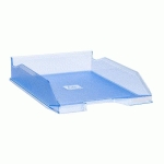 LOT DE 6 - CORBEILLE À COURRIER STANDARD EXACOMPTA BLEU GLACÉ
