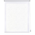 STORESDECO - STORE ENROULEUR IMPRIMÉ, STORE IMPRIMÉ TRANSLUCIDE, VAGUES BLANCHES, 120 X 180CM - VAGUES BLANCHES