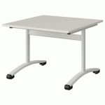 TABLE MALIBU 80X80 T3 DL STRA ABS BLC SEL W911/BLC 9016