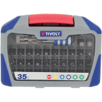 TIVOLY - COFFRET 35 PCS EMBOUTS DE VISSAGE STANDARD