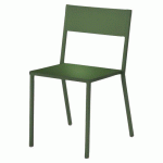 CHAISE CANADA ACIER 4 PIEDS - VERT - JAYSO