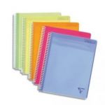 CLAIREFONTAINE CAHIER MEETINGBOOK LINICOLOR SPIRALÉ 160 PAGES 21X29,7. COUVERTURE POLYPRO