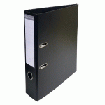 CLASSEUR À LEVIER PVC A4 DOS DE 70MM. - NOIR - LOT DE 10