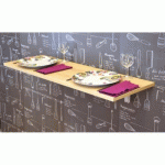 CONSOLE PLIANTE - 300 X 130 - BLANC BRICOZOR