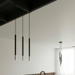 EULUNA THALASSA SUSPENSION X3 G9 NOIR/CHROMÉ LONG