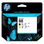HP TETE ENCRE NO 88 NOIR / JAUNE C9381AE