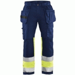 PANTALON ARTISAN HAUTE-VISIBILITÉ STRETCH TAILLE 46 - BLAKLADER