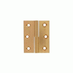 PAUMELLE DE MEUBLE - 60 MM X 40 MM - LAITON POLI - GAUCHE TORBEL