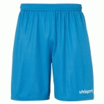 SHORT CENTER CYAN/BLANC ENFANT UHLSPORT