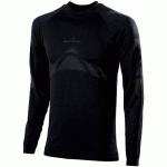 TEE-SHIRT SANS COUTURES MANCHES LONGUES NOIR THERMOACTIVE