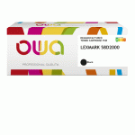 TONER REMANUFACTURÉ OWA - STANDARD - NOIR - POUR LEXMARK 58D2000