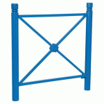 BARRIÈRE PROVINCE ROSACE 1.07 M CITY - ZINC BLEU 5010 - PROCITY