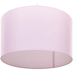 LAMPE SUSPENSION LUMINAIRE CYLINDRE EN TISSU ROSE E27 40W ÉCLAIRAGE DESIGN POUR SALLE À MANGER OU SALON AU STYLE MODERNE ET SCANDINAVE BELIANI ROSE