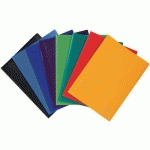 JEU DE 8 PROTEGE-DOCS PP OPAQUE SOUPLE ASSORTIES 200 VUES - EXACOMPTA