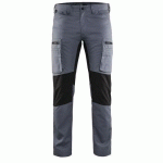 PANTALON DE TRAVAIL SERVICES STRETCH GRIS/NOIR TAILLE 44 - BLAKLADER