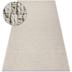 TAPIS ORIGI 3555 CRÈME - FICELLE SISAL TISSÉE À PLAT BEIGE 58X100 CM