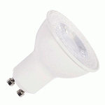 SLV RÉFLECTEUR LED GU10, 6 W, 3.000K, INTENSITÉ VARIABLE, NOIR