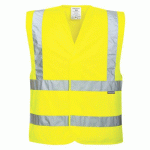 VEST ECO HAUTE VISIBILITÉ (PACK DE 10) L/XL JAUNE - PORTWEST