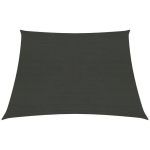 VIDAXL - VOILE D'OMBRAGE 160 G/M ANTHRACITE 3/4X2 M PEHD