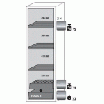 ARMOIRE SÉCURITÉ S-CLASSIC-90 S90.196.060 GRIS CLAIR