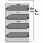 ARMOIRE SÉCURITÉ S-PHOENIX-90 S90.196.120.FDAS BLANC - ASECOS