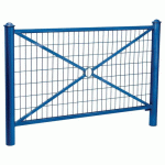 BARRIÈRE PROVINCE GRILLAGÉE 1.57 M AGORA - ZINC BLEU 5010 - PROCITY