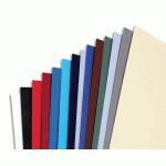 COUVERTURE DE RELIURE GRAIN CUIR, A4, 250 G/M2, BLEU