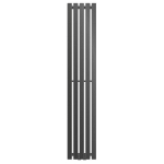 ECD GERMANY RADIATEUR STELLA NON ÉLECTRIQUE - 260 X 1400 MM - ANTHRACITE - CONNEXION CENTRAL - SANS KIT DE RACCORDEMENT - DESIGN PANNEAU PLAT - AVEC