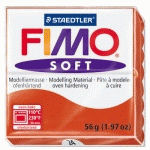 PÂTE A CUIRE FIMO SOFT 56 G / ROUGE