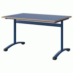 TABLE MALIBU 120X80 T5 DL STRA ALAISÉ BLEU U525/BLEU 5005