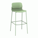 TABOURET HAUT SOLAIRU VERT CLAIR