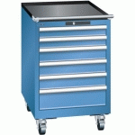 ARMOIRE BLEU CAP. 564X572X890 AVEC 6 TIR. 75KG _ 14.245.040 - LISTA