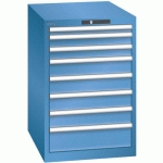 ARMOIRE BLEU CAP. 564X725X850 AVEC 8 TIR. 75KG _ 14.403.040 - LISTA