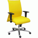 CHAISE ALBACETE ACCOUDOIRS RÉGLABLES - JAUNE