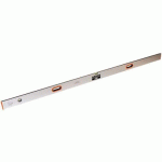 NIVEAU À BULLE BORDS DROITS ALUMINIUM 2 000MM