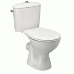 PACK WC  NOE AVEC RÉSERVOIR ALIMENTATION LATÉRALE BLANC SORTIE HORIZONTALE - PORCHER - P948001