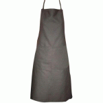 TABLIER VALET AVEC BAVETTE 102X95 CM GRIS AVEC POCHE