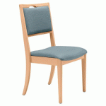 CHAISE ABAKA SOURIS - STRUCTURE HÊTRE NATUREL - SUNSET CREATION