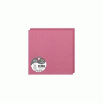 PAQUET DE 25 CARTES PLIÉES POLLEN 160X160MM 210G/M2 - ROSE HORTENSIA