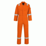 PORTWEST FR21 COMBINAISON ANTISTATIQUE SUPER LÉGÈRE 210G TALL DE COULEUR ORANGE - TAILLE XL - LONG