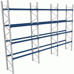 RACK 1 DÉPART + 2 SUIVANTS LXLXH 2700X8600X6000 600KG 4 NIV - BITO
