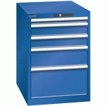 ARMOIRE BLEU SÉCU. 564X725X850 AVEC 5 TIR. 75KG _ 78.527.100 - LISTA