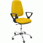 CHAISE DE BUREAU SIERRA CP ACCOUDOIRS FIXES - JAUNE