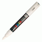 MARQUEUR POSCA PC1MC POINTE EXTRA-FINE 0,7 MM - BLANC
