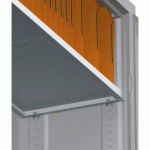 TABLETTE MÉTAL METILY / ELHIT L 117,5 X P 37,5 CM ALUMINIUM