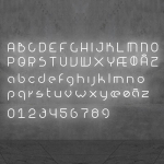 ARTEMIDE ALPHABET OF LIGHT APPLIQUE MINUSCULE X