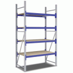 KIT RAYONNAGE DÉPART 2500X1350X800 MM 4 NIVEAUX 1600 KG - BITO