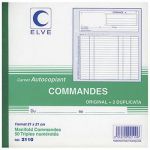 MANIFOLD AUTOCOPIANT ELVE COMMANDE TRIPLI 21X21CM (PRIX UNITAIRE)