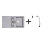 PACK EVIER 1 CUVE 1/2 MÉTÉOR FRADURA MTD651 + MITIGEUR À BEC GALILÉO FRANKÉ